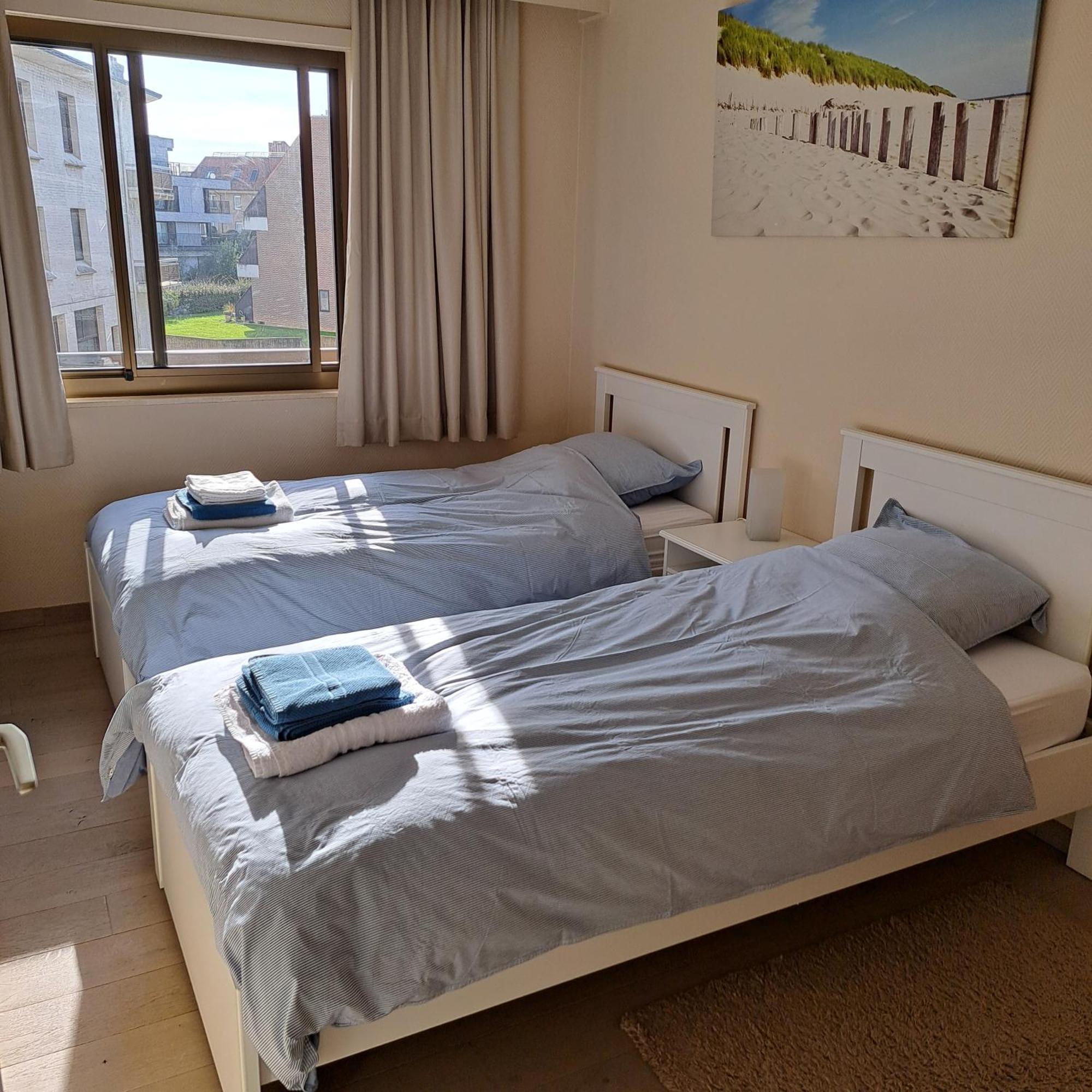 Appartement Residentie Amadeus Met Garage Sint-Idesbald Eksteriør billede